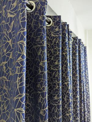 Golden Sparkle Jacquard Curtains 