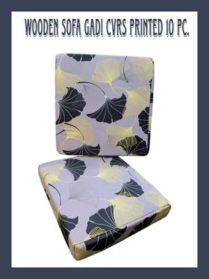 Vibrant 10 Pcs Printed Cotton Cushion Cover Set