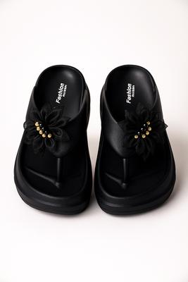 Stylish Women's Casual EVA Sandals - Ladies_1201_Black