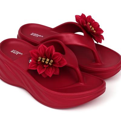 Stylish Women's Casual Sandals - Ladies_1201_Red