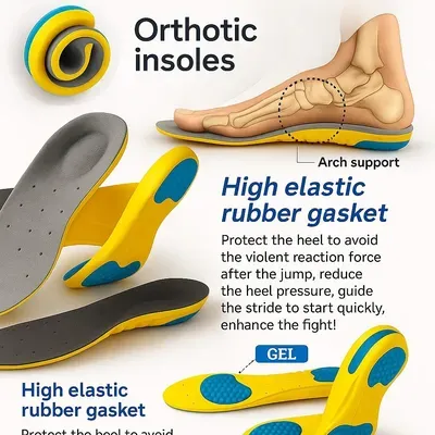 Gel Knee Support Insole Grey 39-45 thumbnail 6