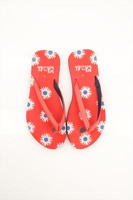 Black Camel Ladies Flip Flop, Red