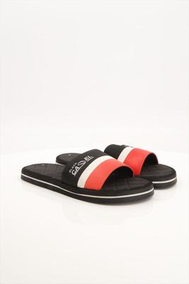 Black Camel 003 Comfort Slide, Black-Red