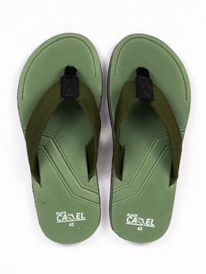 Black Camel Slippers Green