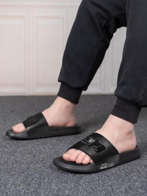 Black Camel Boo Style Slide Black