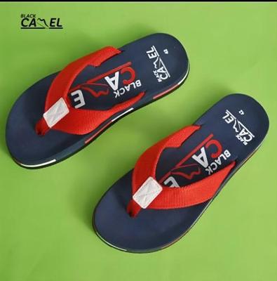 Black Camel Casual Slipper For Men Flip Flops For Men Blue