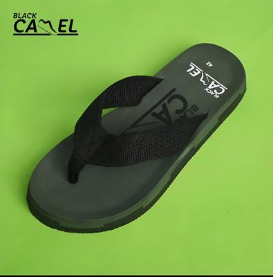 Black Camel Casual Slipper For Men Flip Flops For Men Green