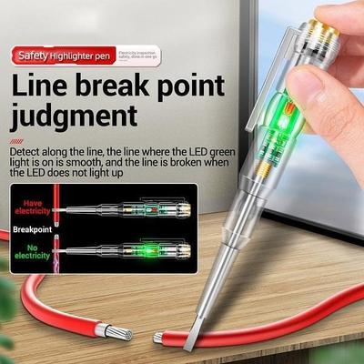 LED Test Pen Intelligent Induction Power Voltage - Pack Of 2