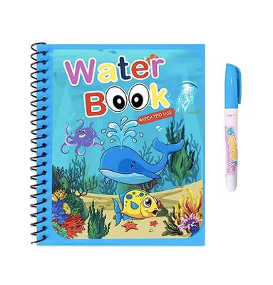 Magic Water Coloring Book For Kids - Pack 0f 2