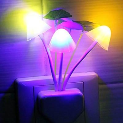 LED Mushroom Sensor Night Light - Pack Of 4