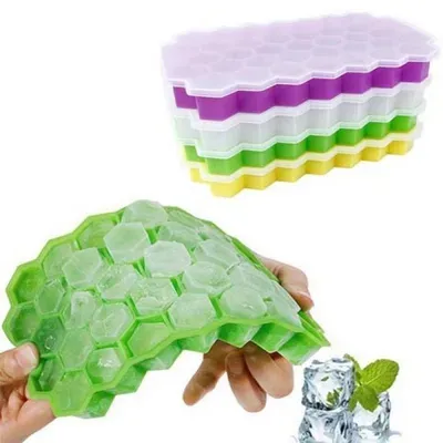 Silicone Ice Cube Tray Multicolor 20x12x2.5cm