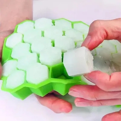 Silicone Ice Cube Tray Multicolor 20x12x2.5cm thumbnail 4