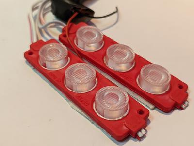 Red Flashing Module Lights - Set Of 2