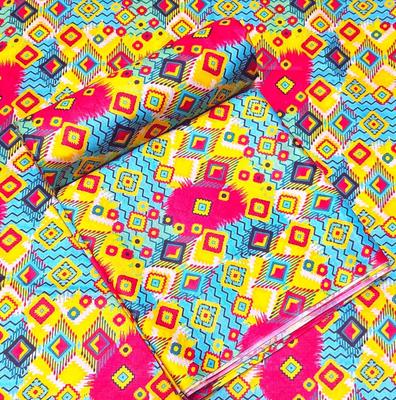 2 Pcs Women's Unstitched Digital Print Suit