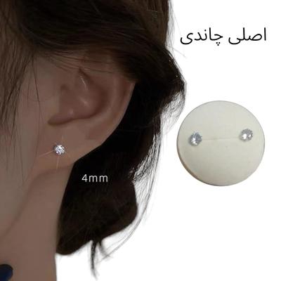 Silver-Plated Ear Studs