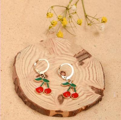 Elegant Cherry Earrings