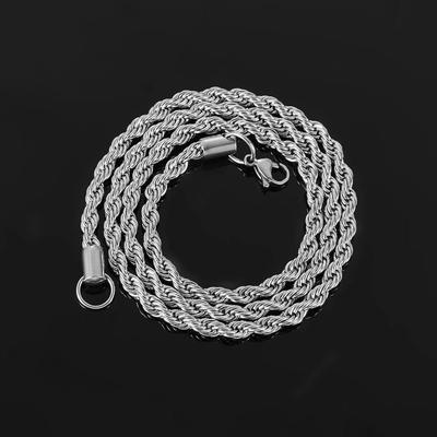 Plain Vintage Fashion Silver Chain