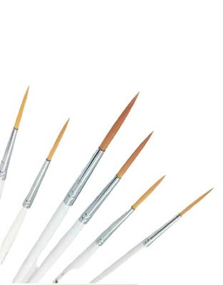 3 Pcs Long Bristles Paint Brush Set