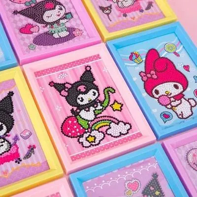 (5X4") Diy Diamond Painting with frame (Rendom Design)