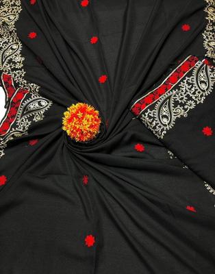 Women's Swiss Embroidered Shawl