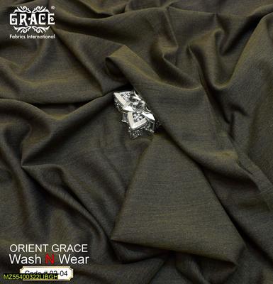 Men's Unstitched Wash And Wear Plain Suit