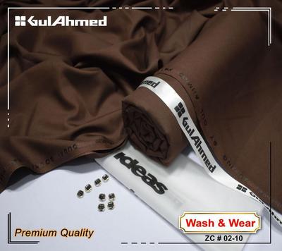 Men’s Unstitched Wash And Wear Plain Suit