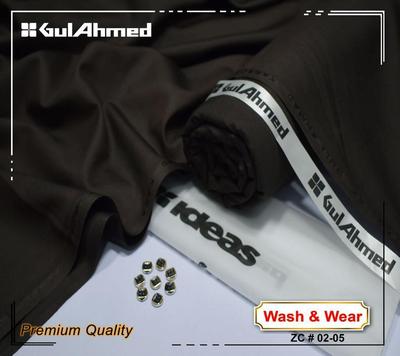 Men’s Unstitched Wash And Wear Plain Suit