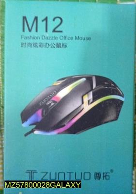  M12 RGB Gaming And Office Mouse for PC, Laptop 