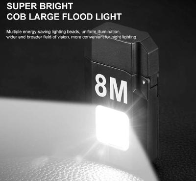 COB LED Flashlight With Lighters Dual Arc Pulse Flameless Lighter Type C Rechargeable Lighter thumbnail 2
