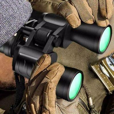 Durable Metal & Rubber Binoculars - 1 Pc for Outdoor Adventures