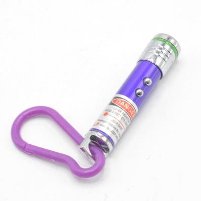 4 Pcs Rechargeable Mini Keychain Light - Purple & Silver