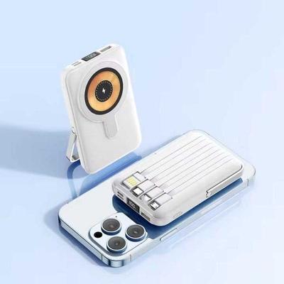 Portable Fast Charging Power Bank - 10000mAh Compact USB C Charger