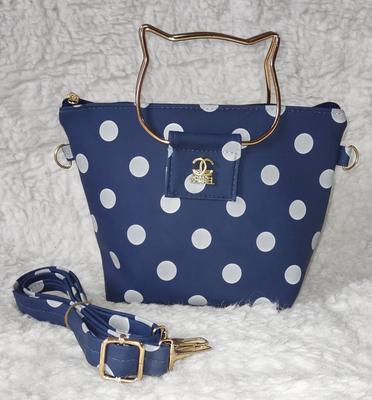 Women's Leather Plain Shoulder Bag -