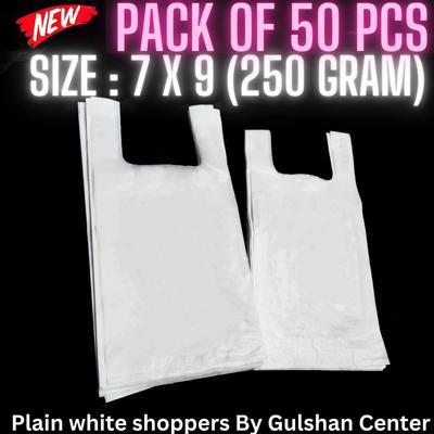 Plastic Shopper Bags Set