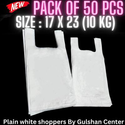 Plastic Shopper Bags Set
