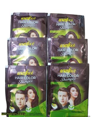 Instant Shine Hair Color Shampoo - Brown, Pack Of 6
