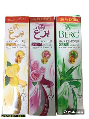 Berg Women's Hair Removing cream, Pack of 3 (120g)