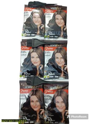 Hair Color, Dark Brown, Pack Of 6