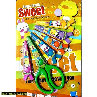 Pattern Zigzag Scissors Pack Of 6