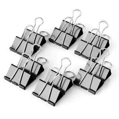 19mm Essential Box Of 12 Black Binder Clips
