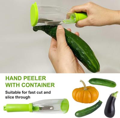 Bottle Peeler With Sharp Blade With Small Container