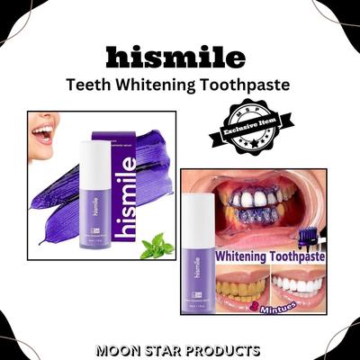 Teeth Whitening Toothpaste - 30ml Liquid Pack of 1 - Smooth Purple Formula