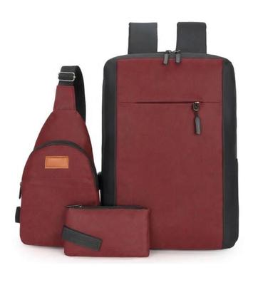 Multipurpose Laptop Bag With USB Port  - Pack Of 3