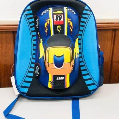 Multicolor Polyester School Backpack for Boys