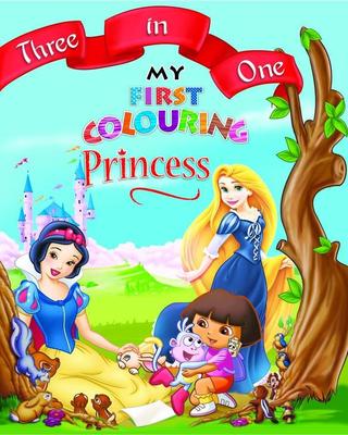 My First Colouring Book Princess (3 In 1)