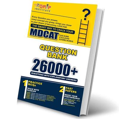 Grip MDCAT 26000+ Questions Bank | Latest 2025 Edition