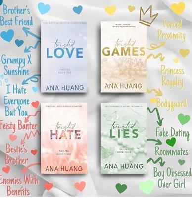 Twisted Series by Ana Huang (Twisted Love, Twisted Hate, Twisted Games, Twisted Lies)