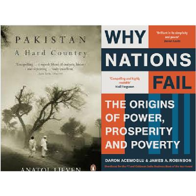(Set Of 2) Why Nations Fail / Pakistan A Hard Country by Daron Acemoglu and Jame