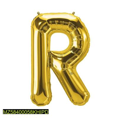R Shape Decorative Foil Balloon