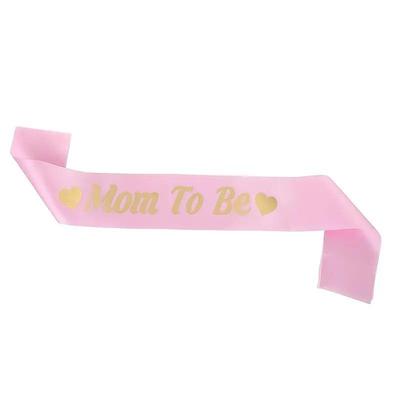 Mom To Be Sash- Pink